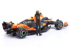 L. Norris McLaren MCL38 #4 Sieger Miami GP Formel 1 2024 mit Figur 1:24 Bburago