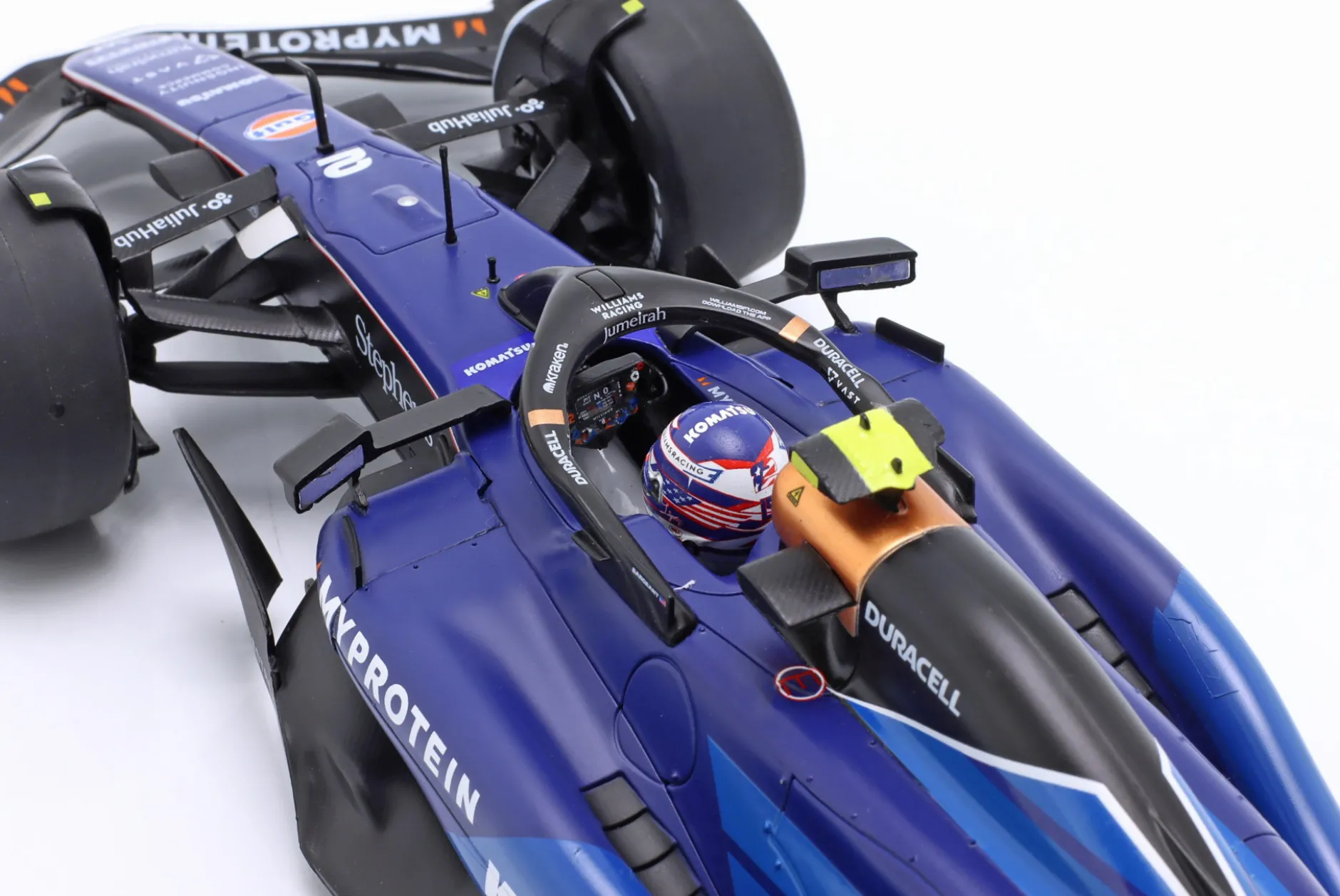 Logan Sargeant Williams FW46 #2 Saudi-Arabien GP Formel 1 2024 1:18 Solido