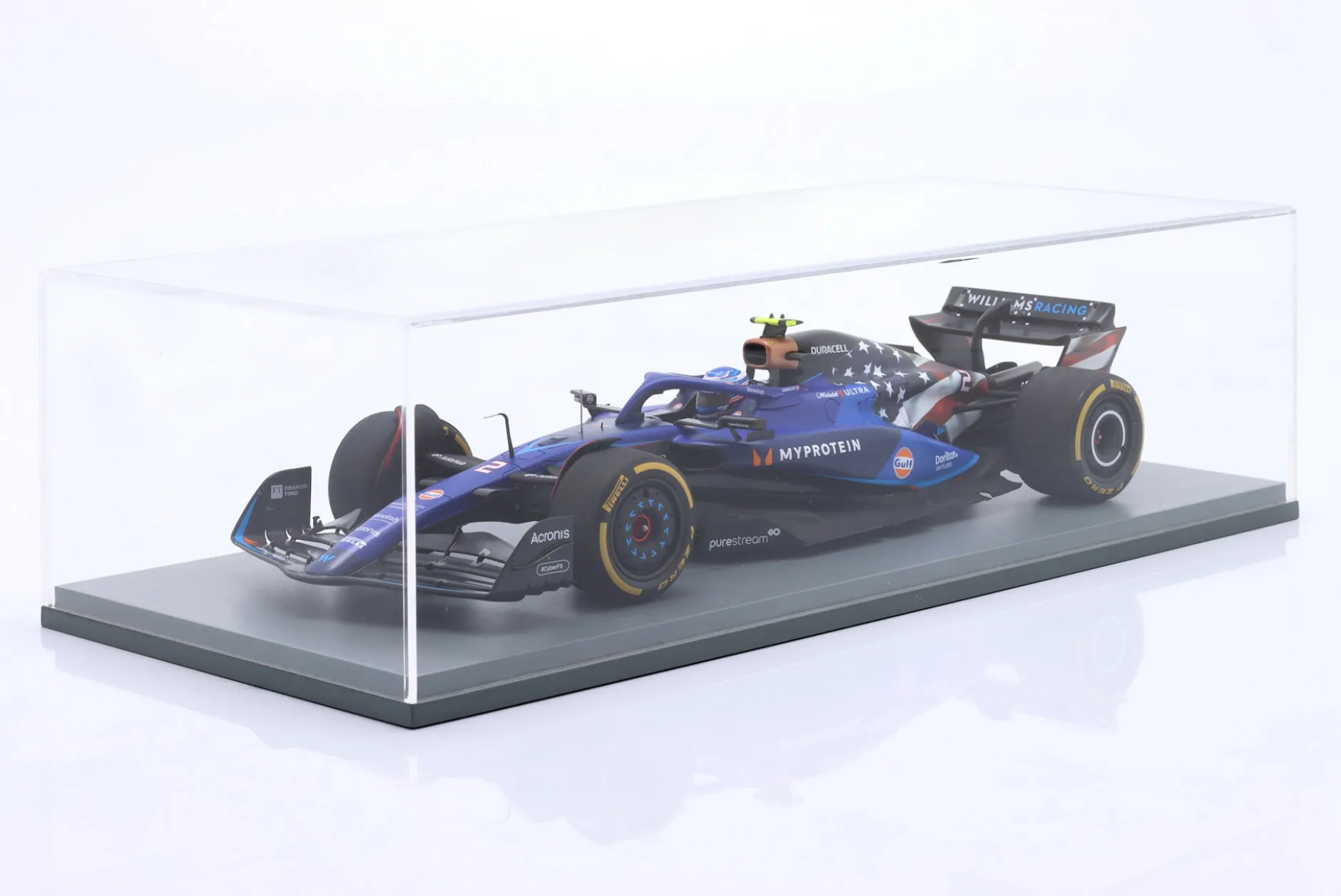 Logan Sargeant Williams FW45 #2 USA GP Formel 1 2023 1:18 Spark