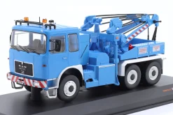 Man F8 Truck Abschleppwagen Baujahr 1982 Wrecker Road Service blau 1:43 Ixo