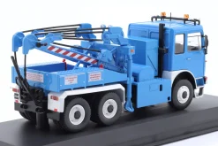 Man F8 Truck Abschleppwagen Baujahr 1982 Wrecker Road Service blau 1:43 Ixo