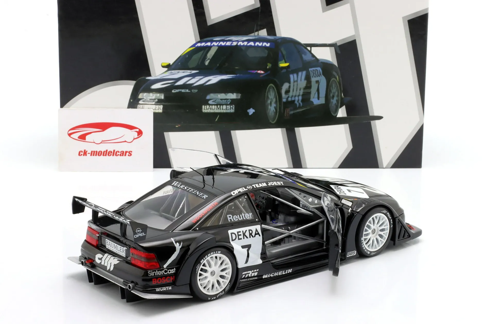 Manuel Reuter #7 Opel Calibra V6 4x4 Team Joest DTM / ITC Champion 1996 1:18 WERK83