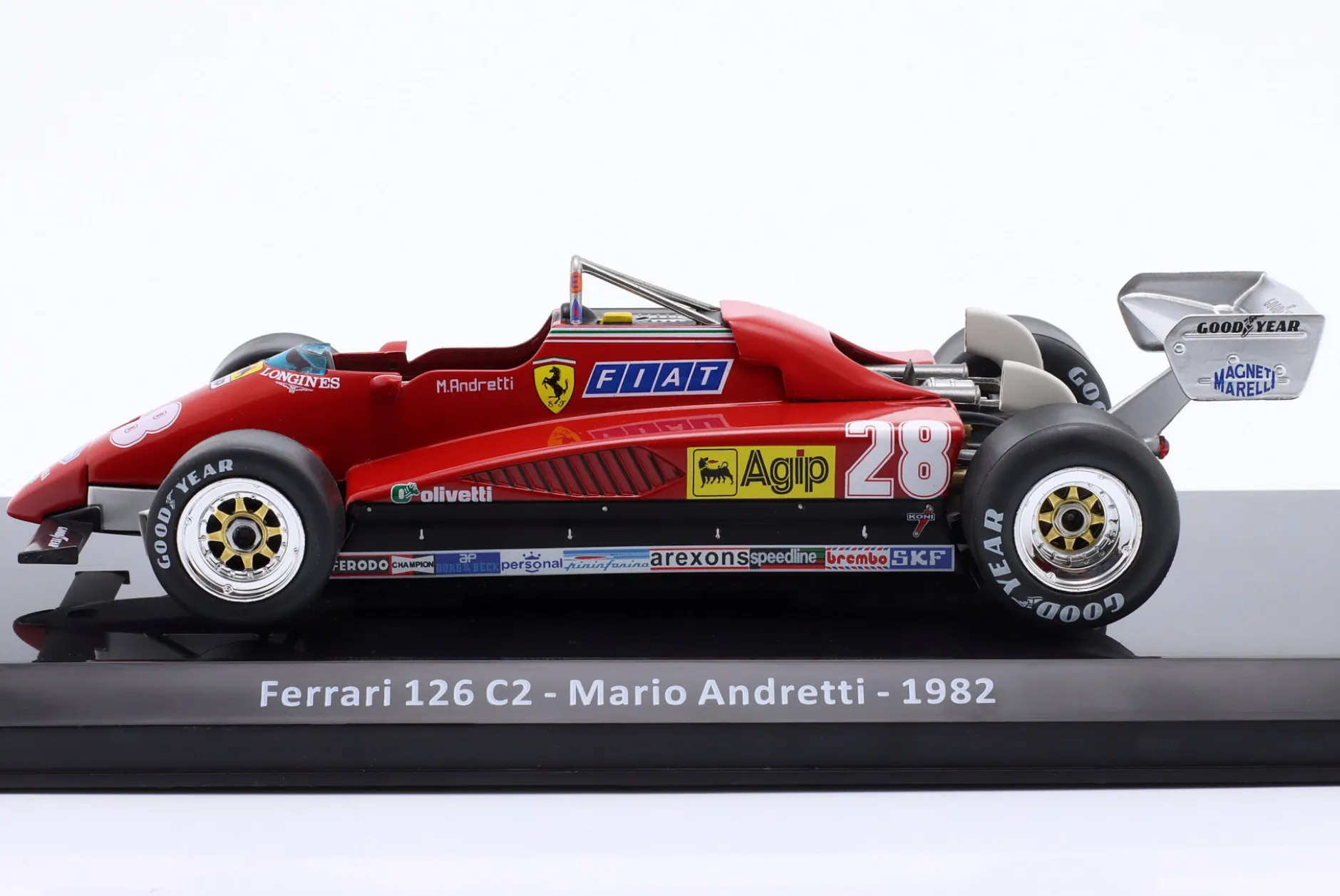 Mario Andretti Ferrari 126C2 #28 Formel 1 1982 1:24 Premium Collectibles