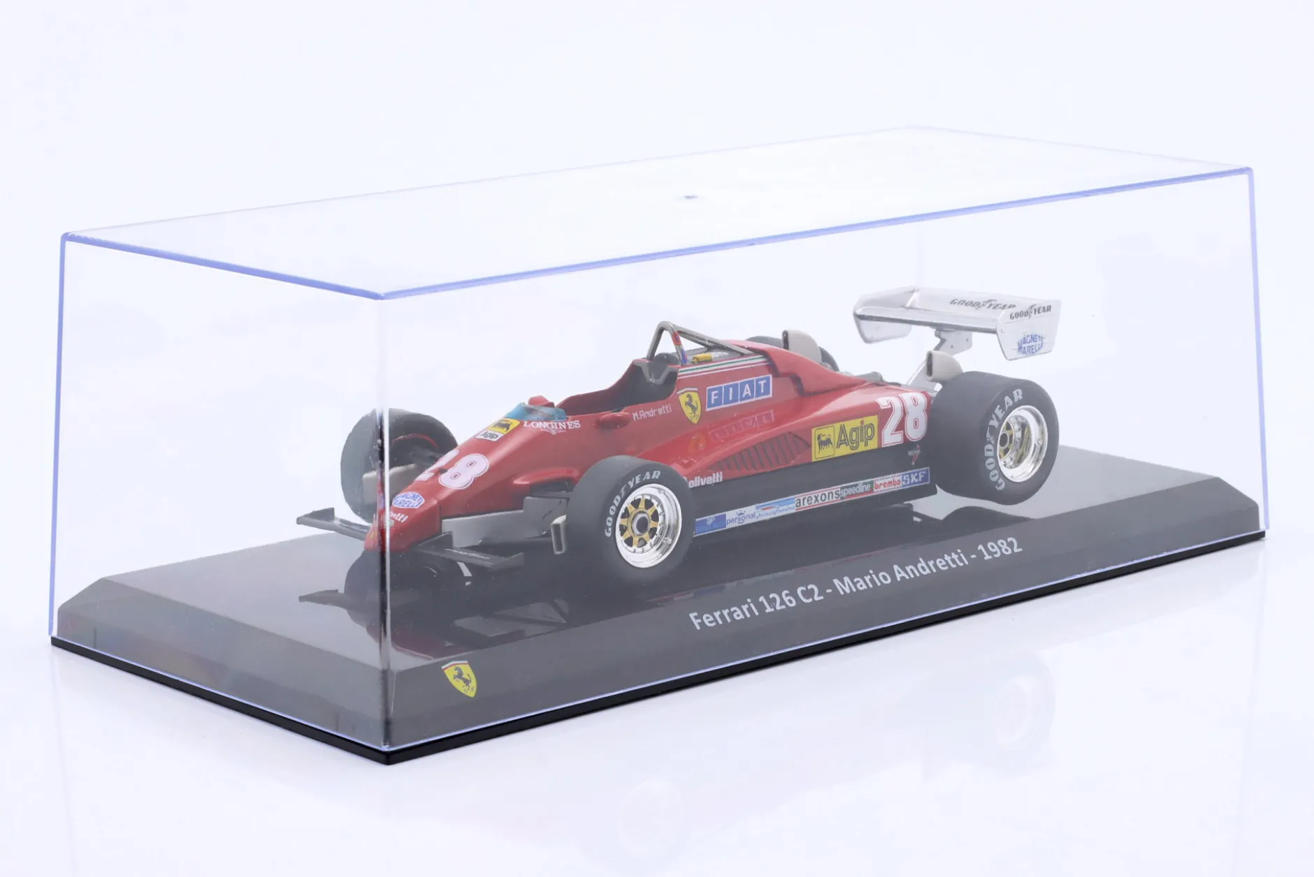 Mario Andretti Ferrari 126C2 #28 Formel 1 1982 1:24 Premium Collectibles
