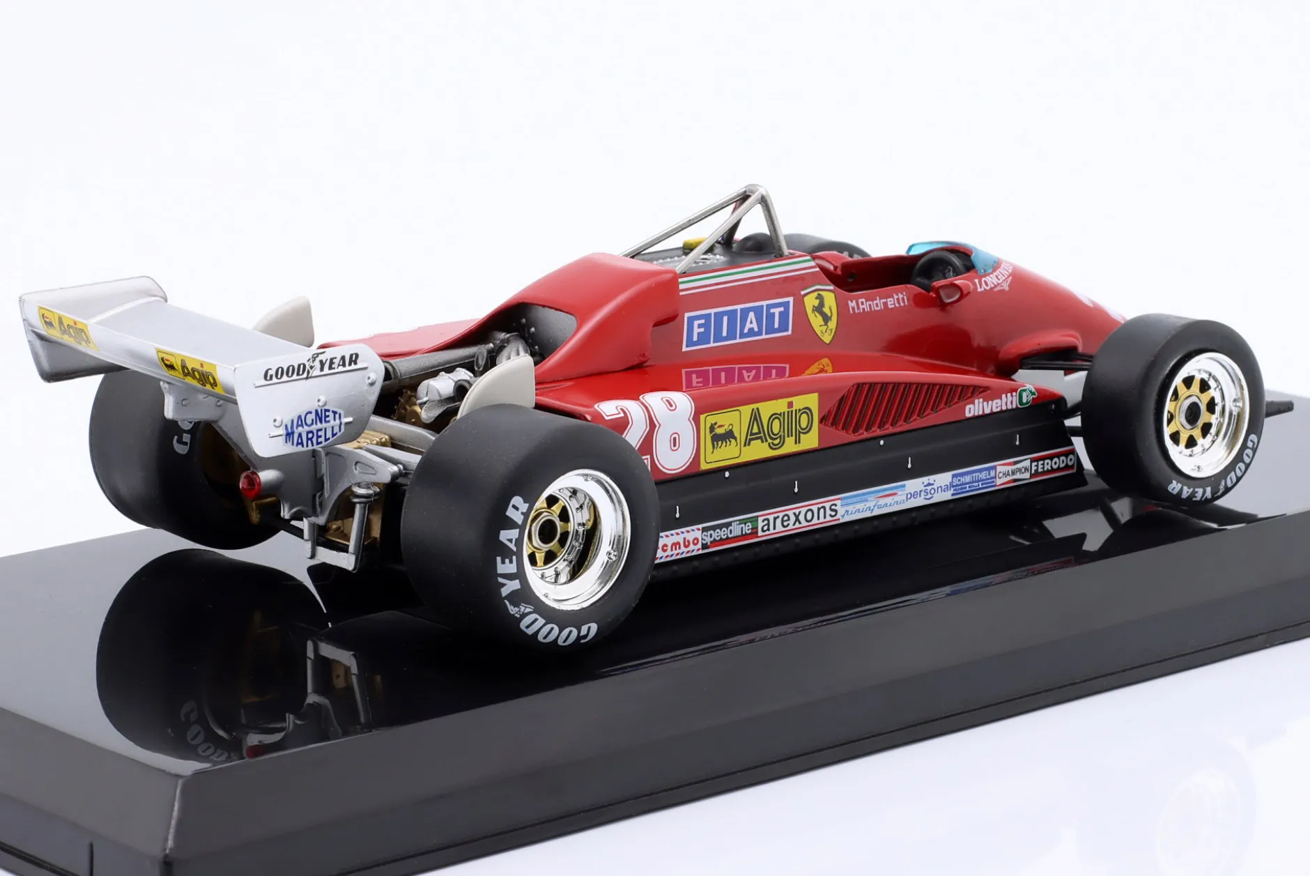 Mario Andretti Ferrari 126C2 #28 Formel 1 1982 1:24 Premium Collectibles