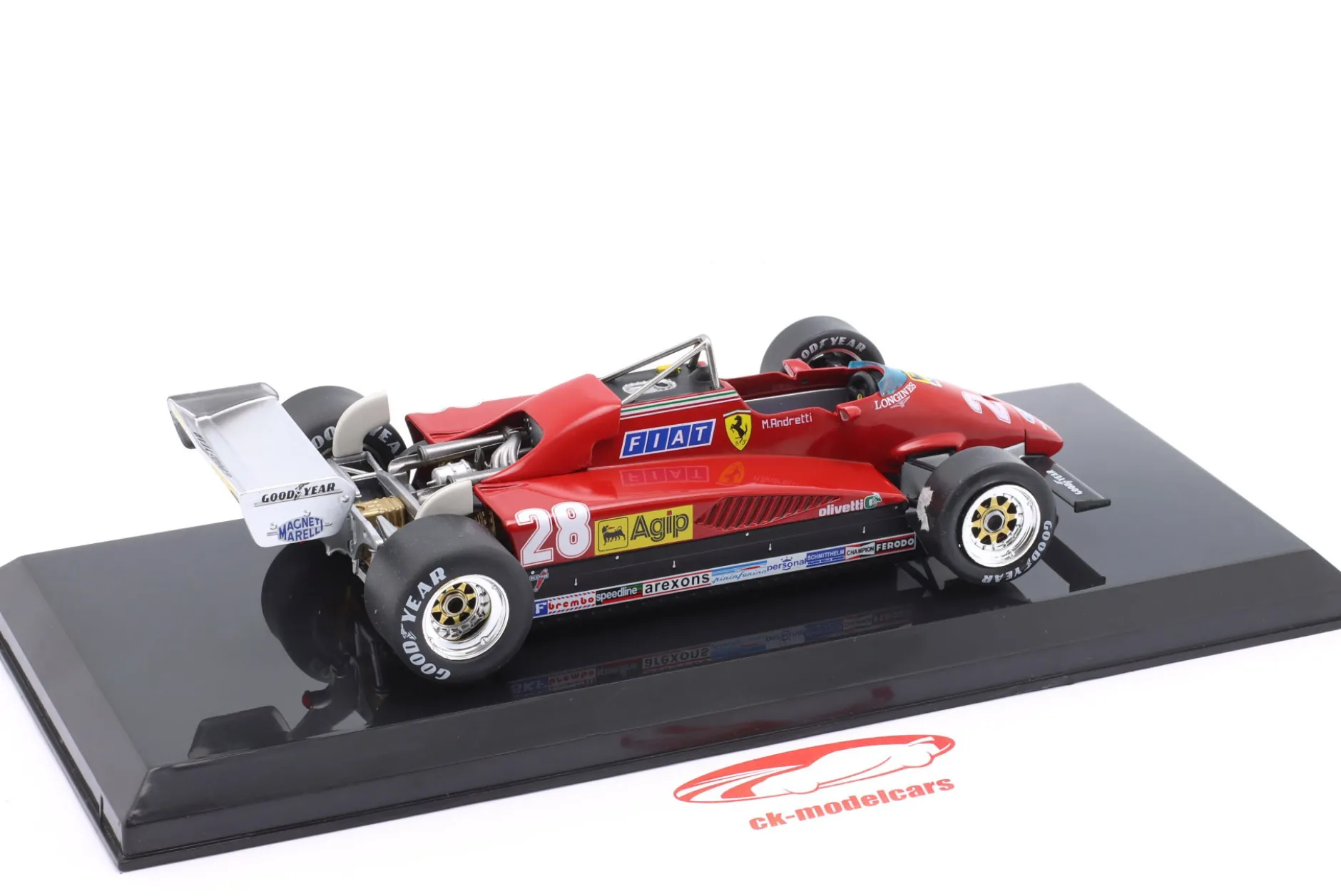 Mario Andretti Ferrari 126C2 #28 Formel 1 1982 1:24 Premium Collectibles