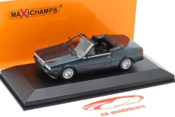 Maserati Biturbo Spyder Baujahr 1984 dunkelgrün metallic 1:43 Minichamps