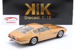 Maserati Ghibli Coupe Baujahr 1969 gold metallic 1:18 KK-Scale