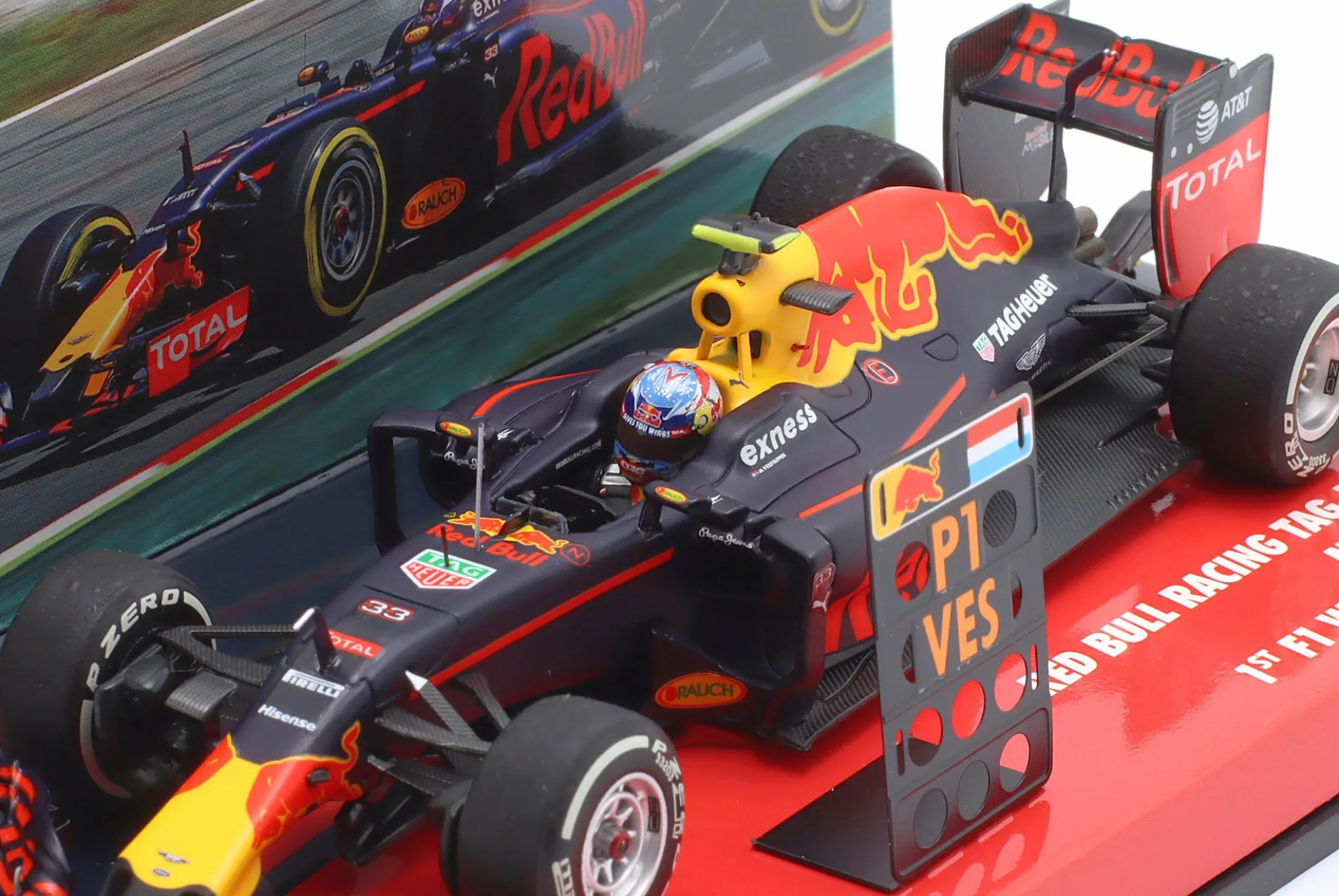 Max Verstappen Red Bull RB12 #33 First F1 Win Spanien GP Formel 1 2016 1:43 Minichamps