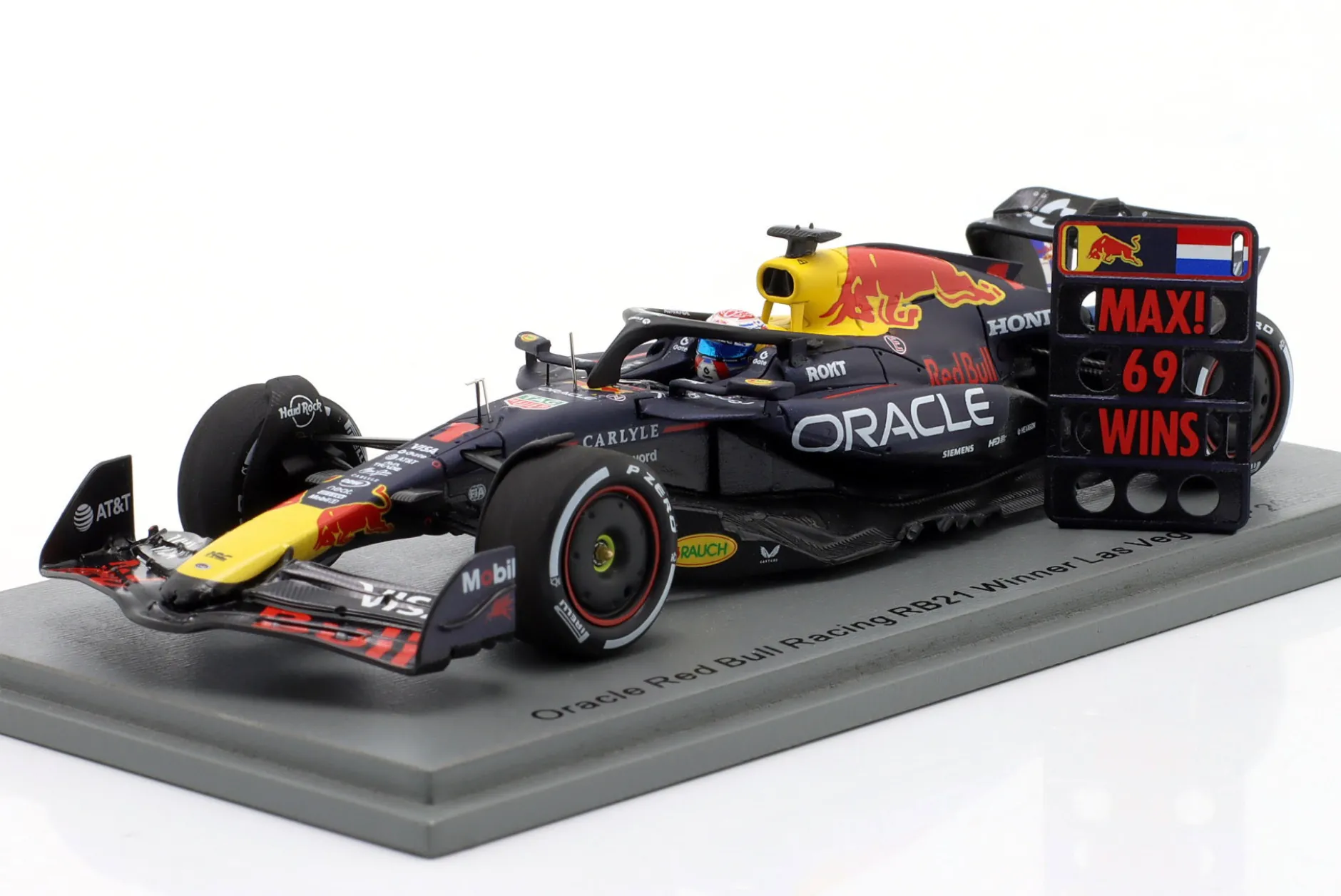 Max Verstappen Red Bull RB21 #1 Sieger Las Vegas GP Formel 1 2025 1:43 Spark