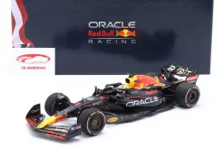 Max Verstappen Red Bull RB18 #1 Sieger USA GP Formel 1 Weltmeister 2022 1:18 Minichamps