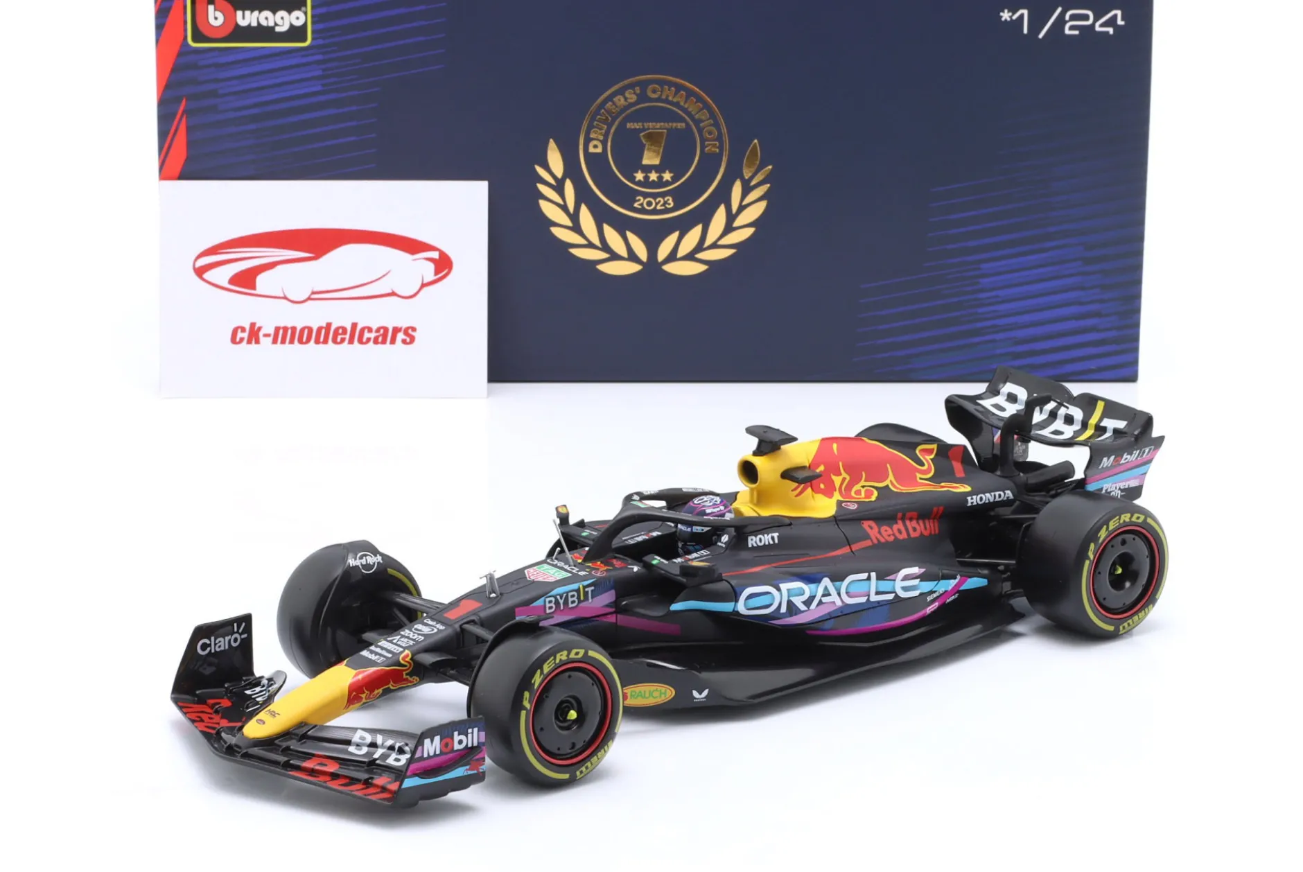 Max Verstappen Red Bull RB19 #1 Sieger Miami GP Formel 1 Weltmeister 2023 1:24 Bburago