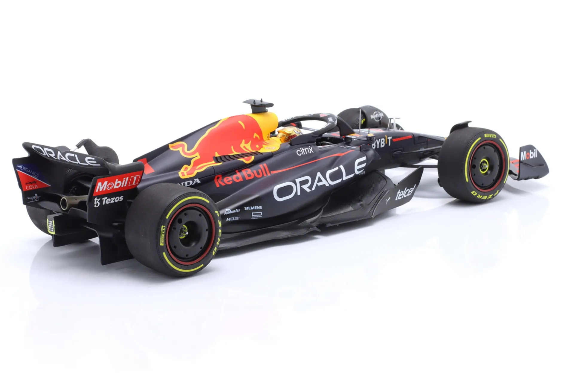 Max Verstappen Red Bull RB18 #1 Sieger Mexiko GP Formel 1 Weltmeister 2022 1:18 Minichamps