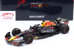 Max Verstappen Red Bull RB18 #1 Sieger Ungarn GP Formel 1 Weltmeister 2022 1:18 Minichamps