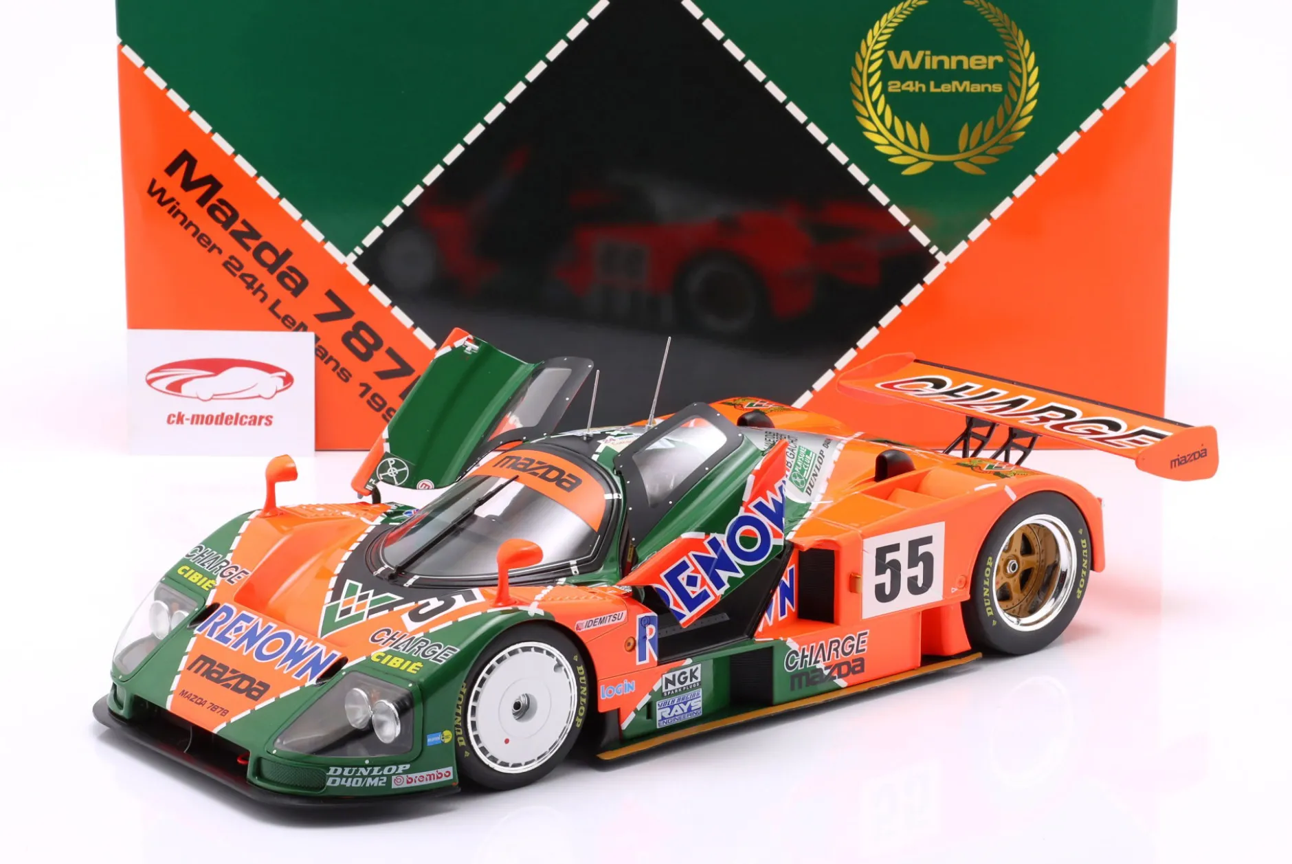 Mazda 787B #55 Sieger 24h LeMans 1991 Weidler, Herbert, Gachot 1:12 WERK83