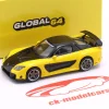 Mazda RX-7 VeilSide Fortune7 gelb / schwarz 1:64 Tarmac Works