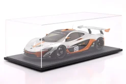 McLaren P1 GTR Pebble Beach 2014 grau / orange / schwarz 1:8 GT-Spirit