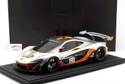 McLaren P1 GTR Pebble Beach 2014 grau / orange / schwarz 1:8 GT-Spirit