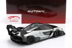 McLaren Senna GTR Baujahr 2019 silica weiß 1:18 AUTOart
