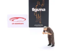 Mechaniker mit braunem Overall und Zündkerze - Figur 1:18 Figurenmanufaktur