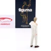 Mechaniker mit weißem Overall zieht sich an - Figur 1:18 Figurenmanufaktur