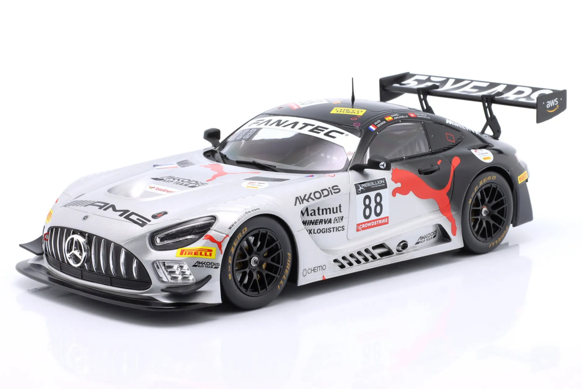 Mercedes-AMG GT3 Evo #88 Sieger 24h Spa 2022 AMG Team AKKodis ASP 1:18 Ixo