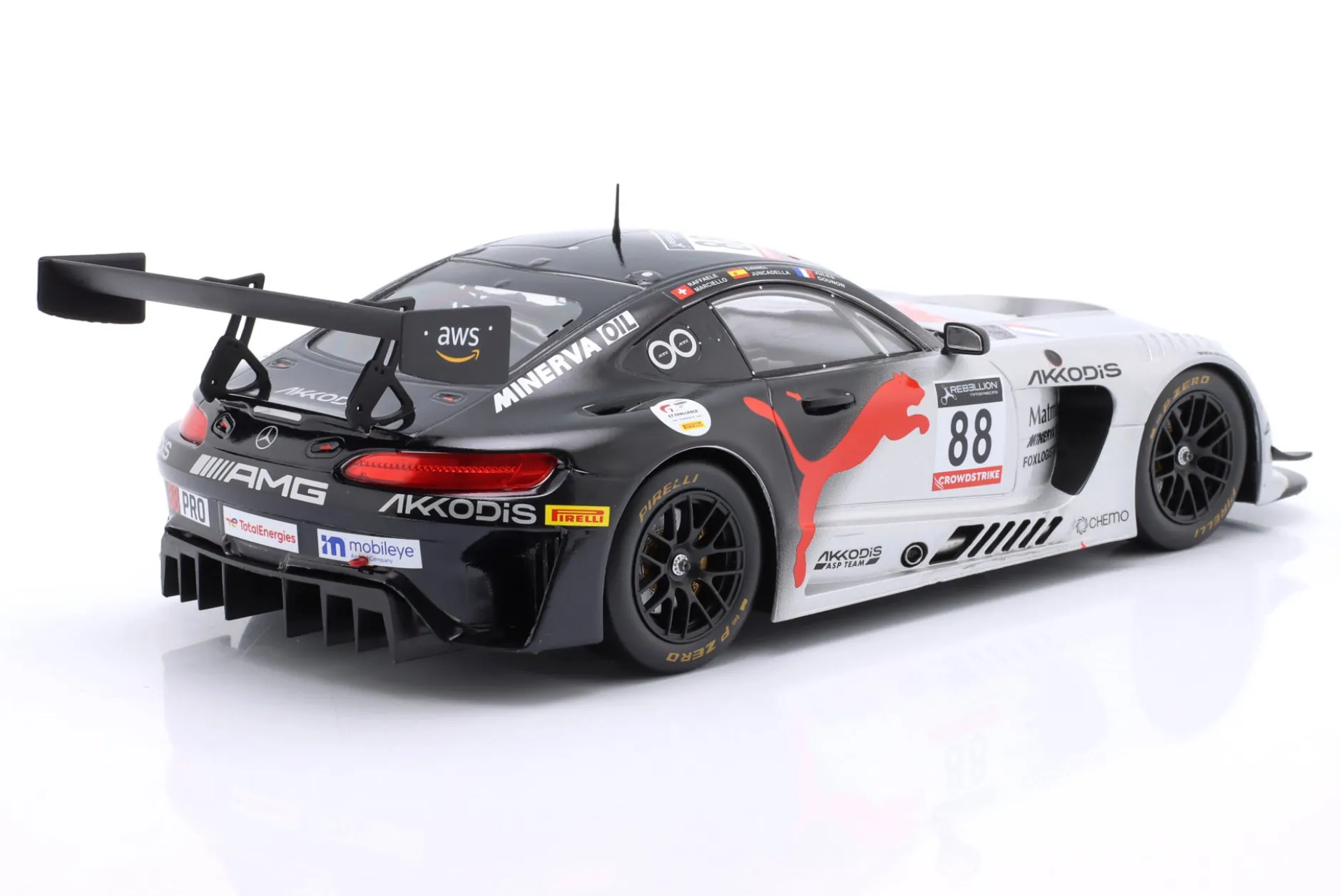 Mercedes-AMG GT3 Evo #88 Sieger 24h Spa 2022 AMG Team AKKodis ASP 1:18 Ixo
