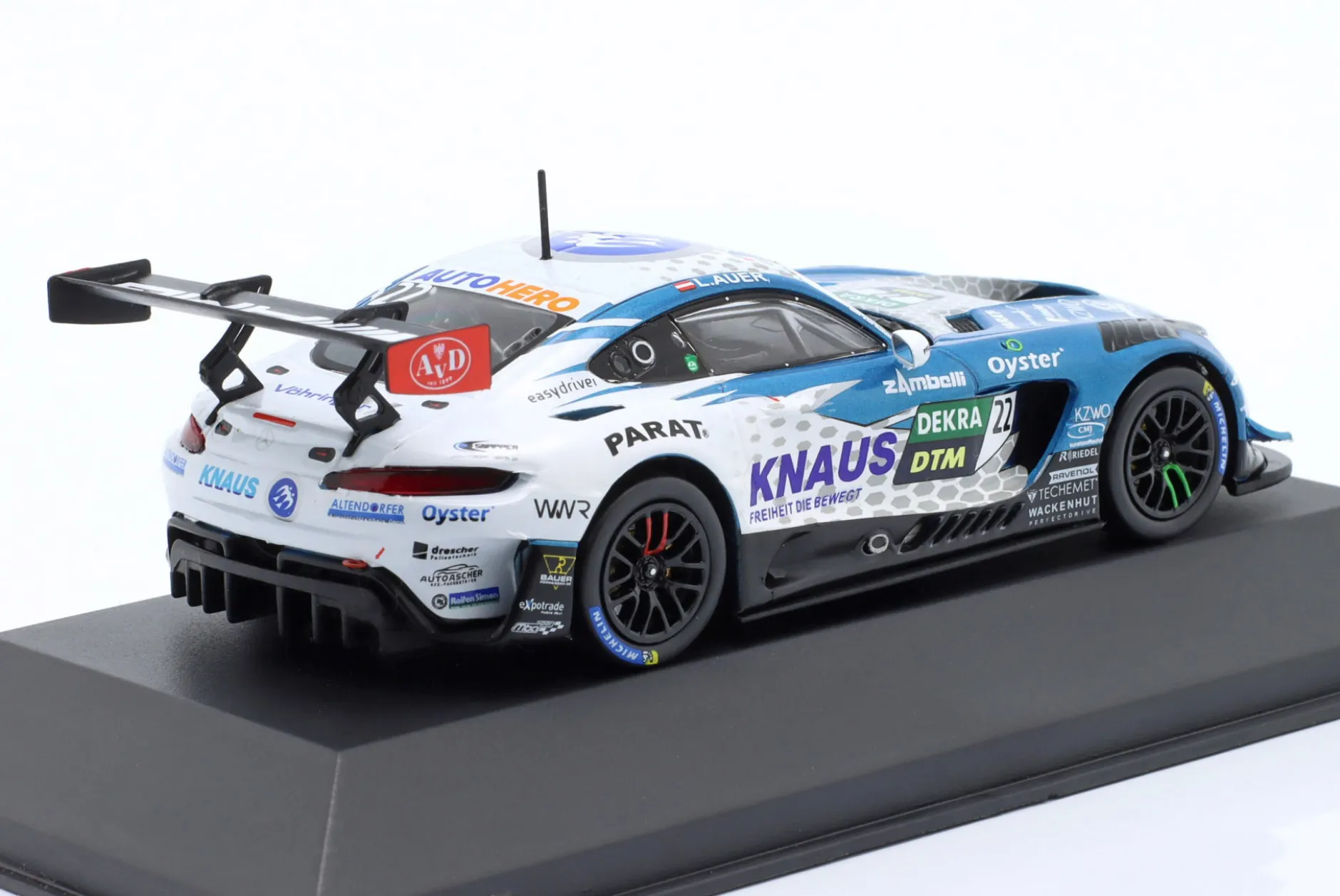 Mercedes-AMG GT3 Evo #22 Sieger Rennen 1 DTM Hockenheim 2022 L. Auer 1:43 Ixo