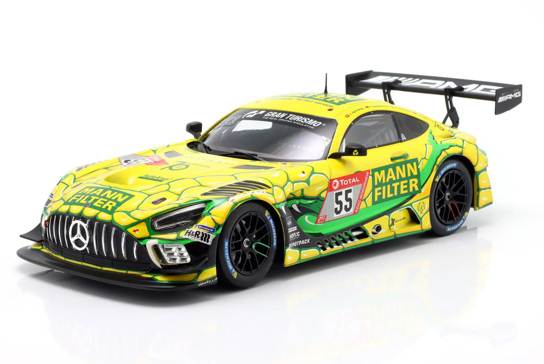 Mercedes-AMG GT3 Mamba #55 24h Nürburgring 2022 Mercedes-AMG Team Landgraf 1:18 Ixo