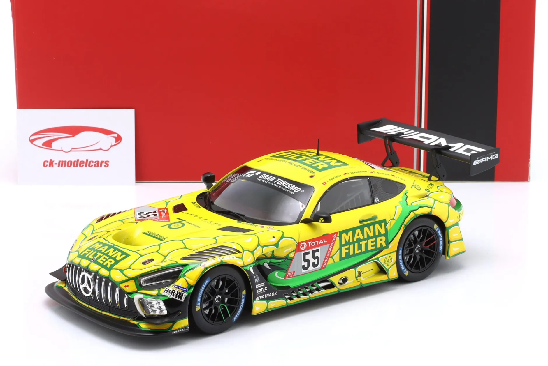 Mercedes-AMG GT3 Mamba #55 24h Nürburgring 2022 Mercedes-AMG Team Landgraf 1:18 Ixo