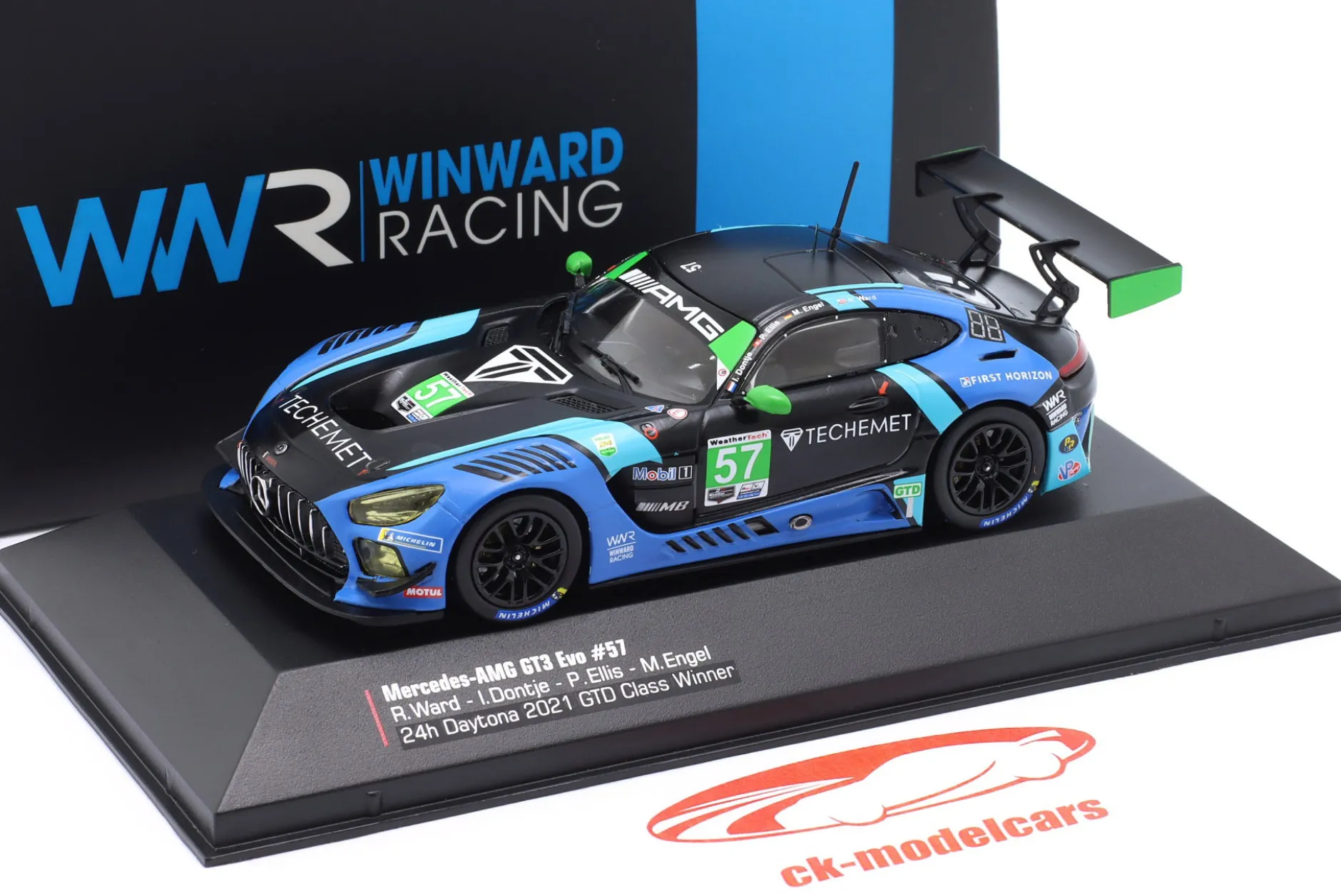 Mercedes-AMG GT3 #57 Sieger GTD-Klasse 24h Daytona 2021 Winward Racing 1:43 Ixo