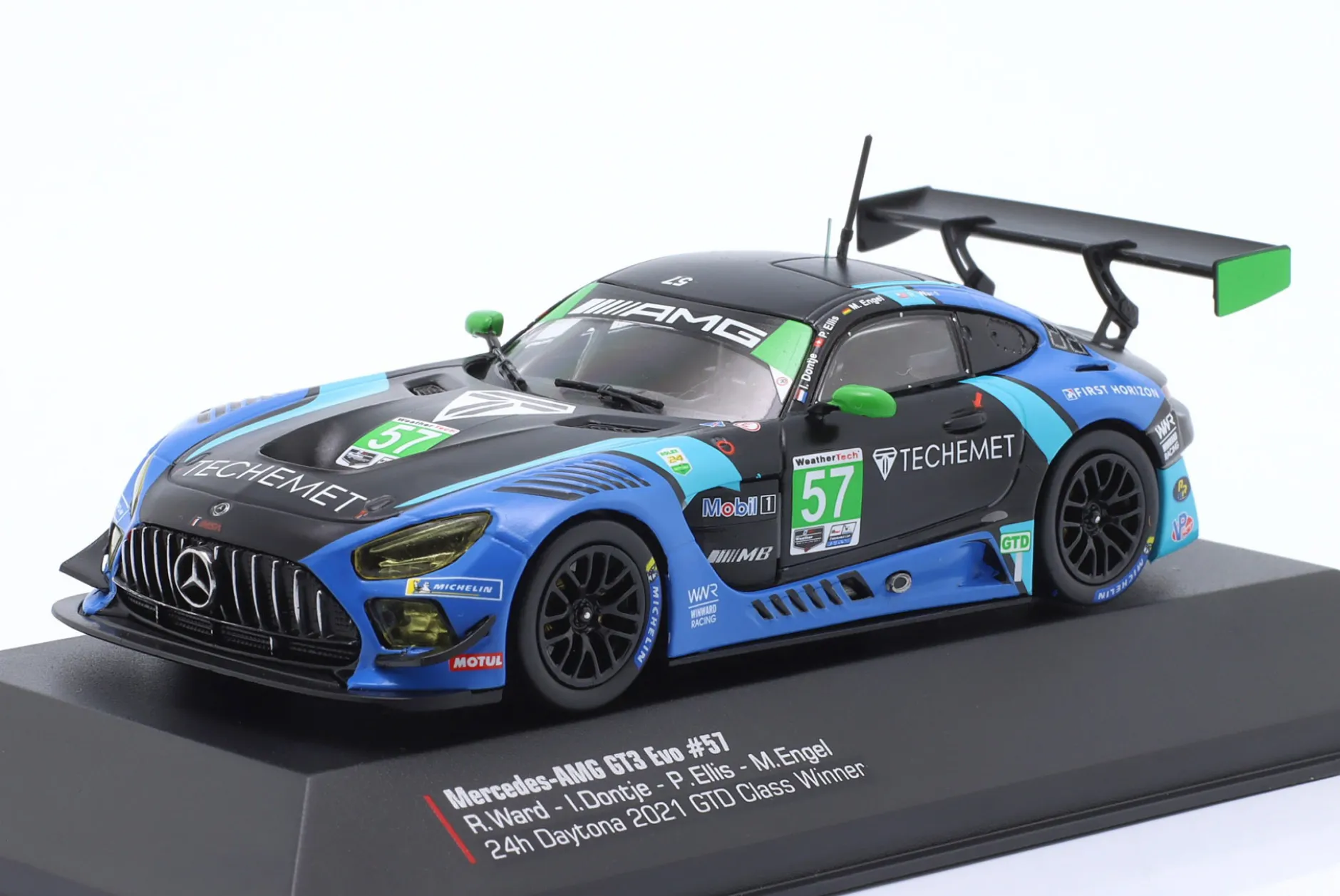 Mercedes-AMG GT3 #57 Sieger GTD-Klasse 24h Daytona 2021 Winward Racing 1:43 Ixo