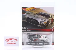 Mercedes-AMG GT3 #88 2020 silber metallic / schwarz 1:43 Hot Wheels