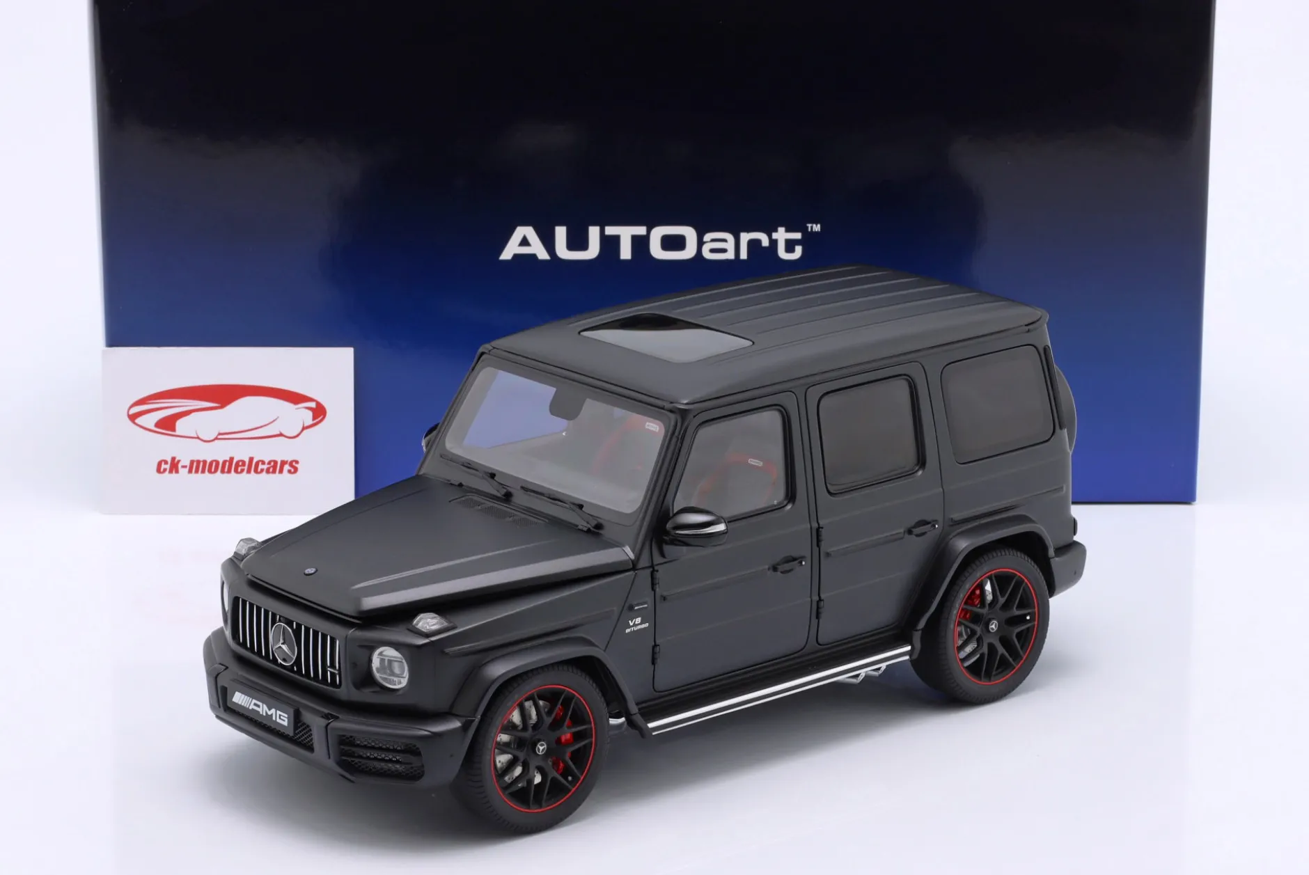 Mercedes-Benz AMG G63 Baujahr 2019 nightschwarz metallic 1:18 AUTOart
