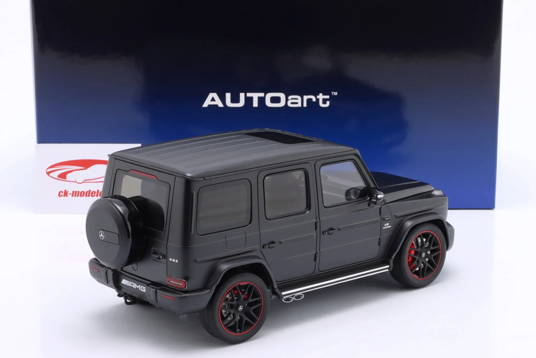 Mercedes-Benz AMG G63 Baujahr 2019 nightschwarz metallic 1:18 AUTOart