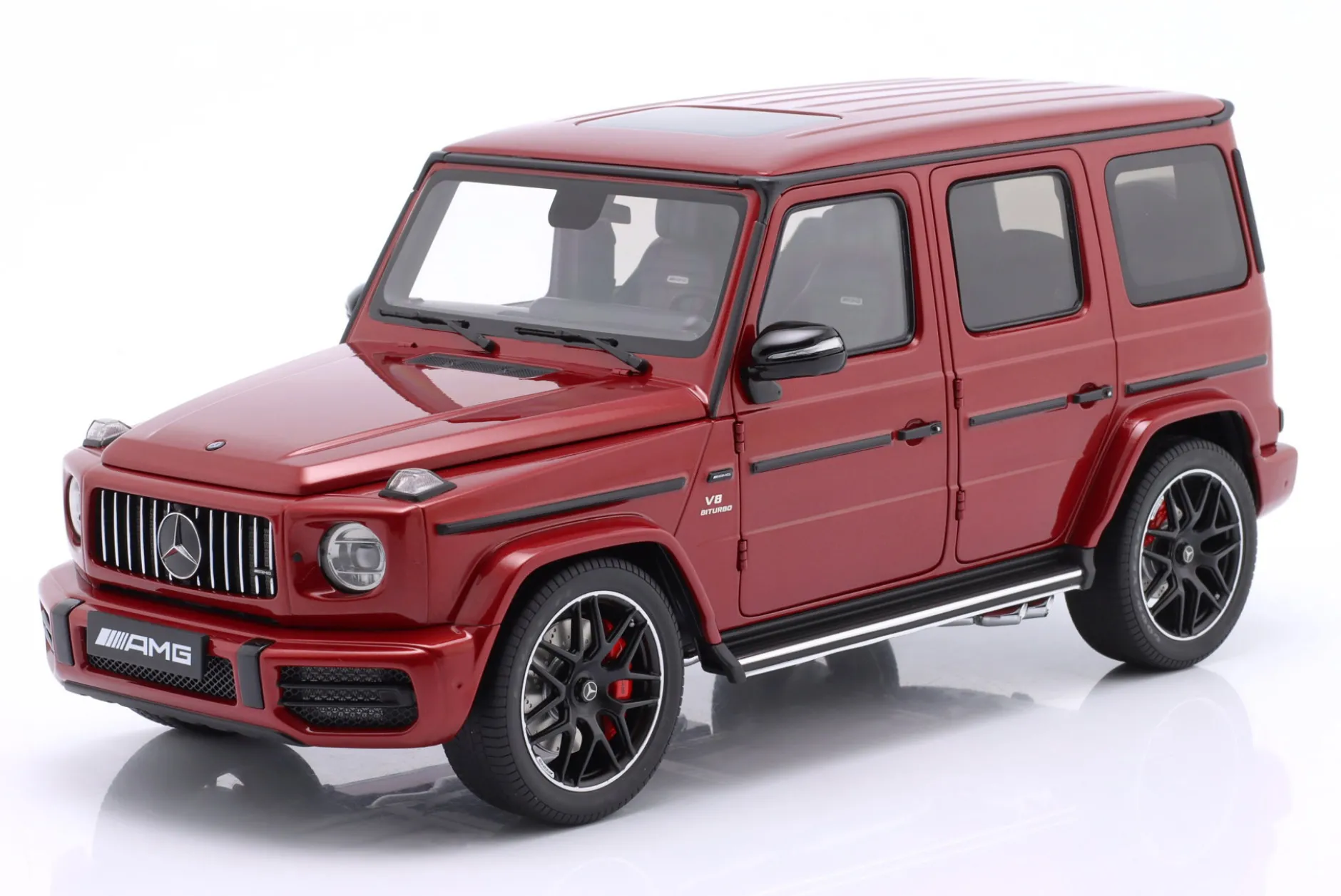 Mercedes-Benz AMG G63 Baujahr 2019 rot metallic 1:18 AUTOart