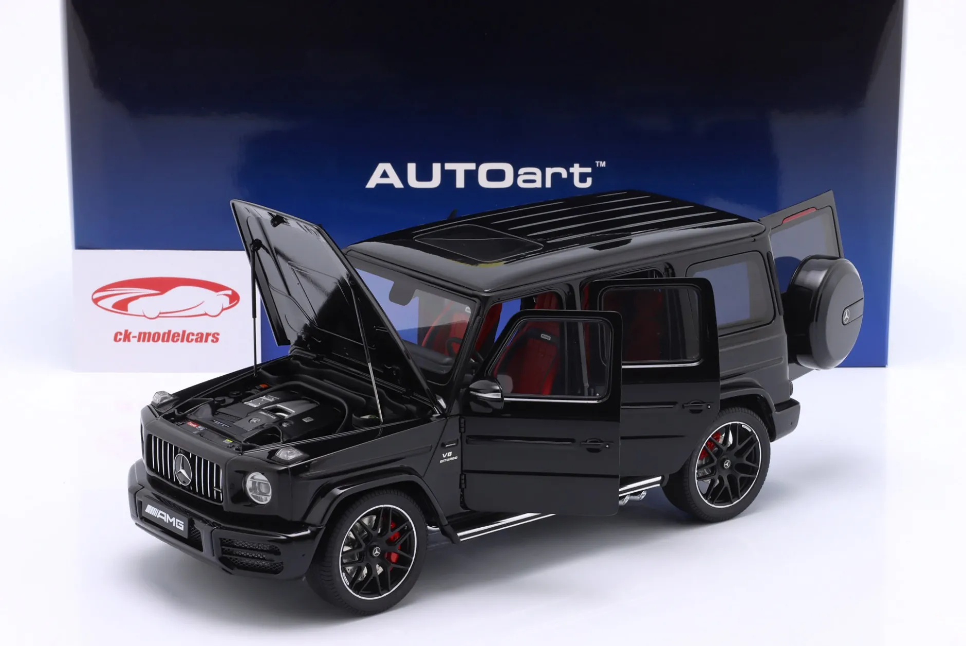 Mercedes-Benz AMG G63 Baujahr 2019 schwarz 1:18 AUTOart