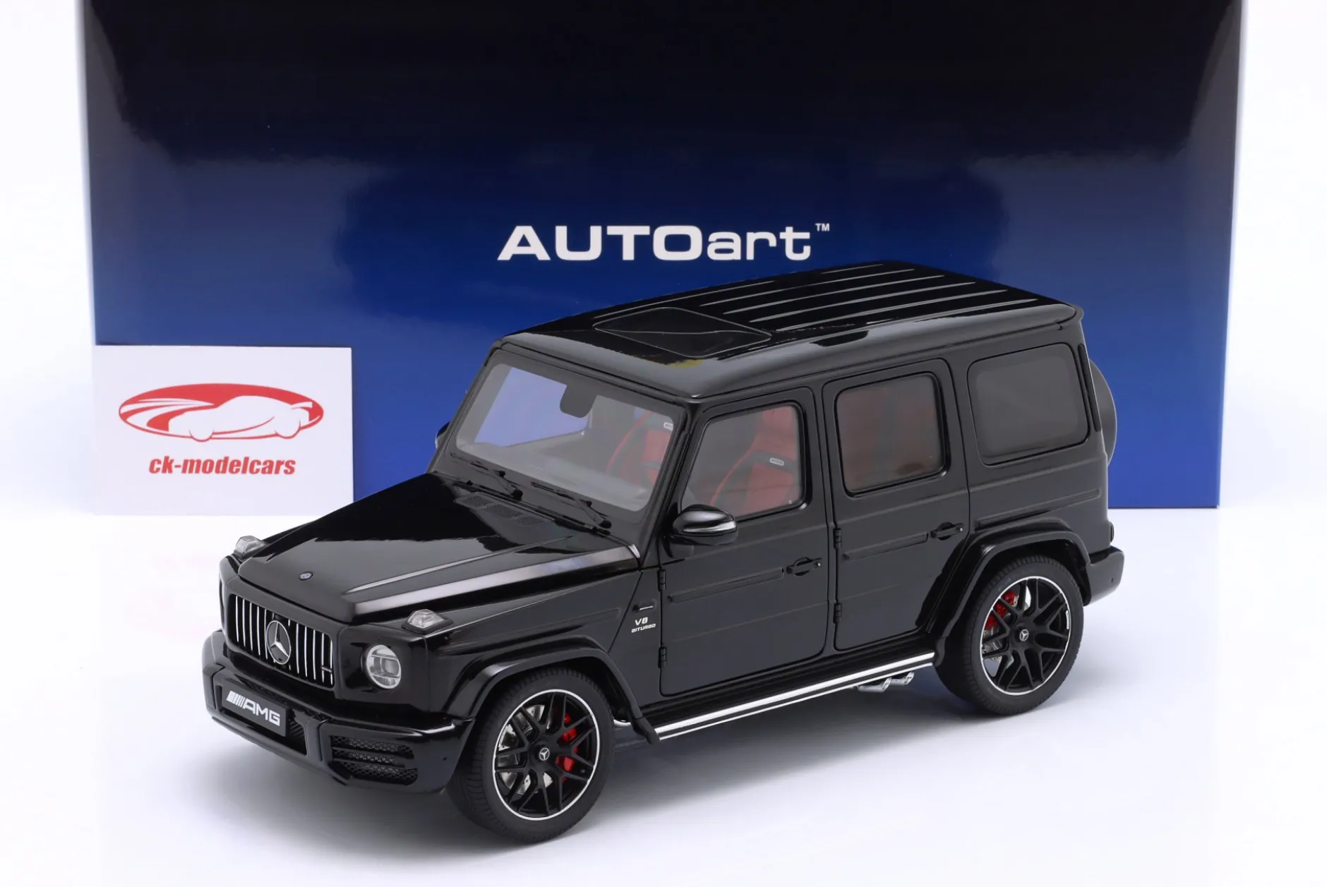 Mercedes-Benz AMG G63 Baujahr 2019 schwarz 1:18 AUTOart