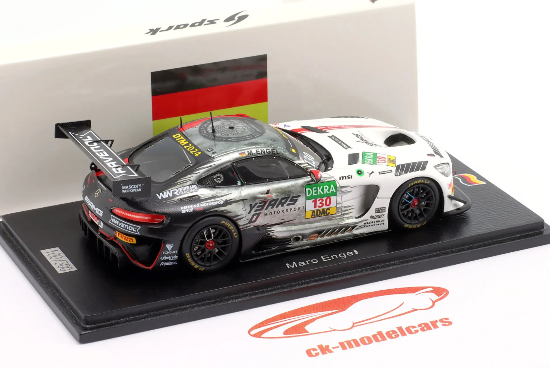 Mercedes-Benz AMG GT3 #130 DTM 2024 Maro Engel 1:43 Spark