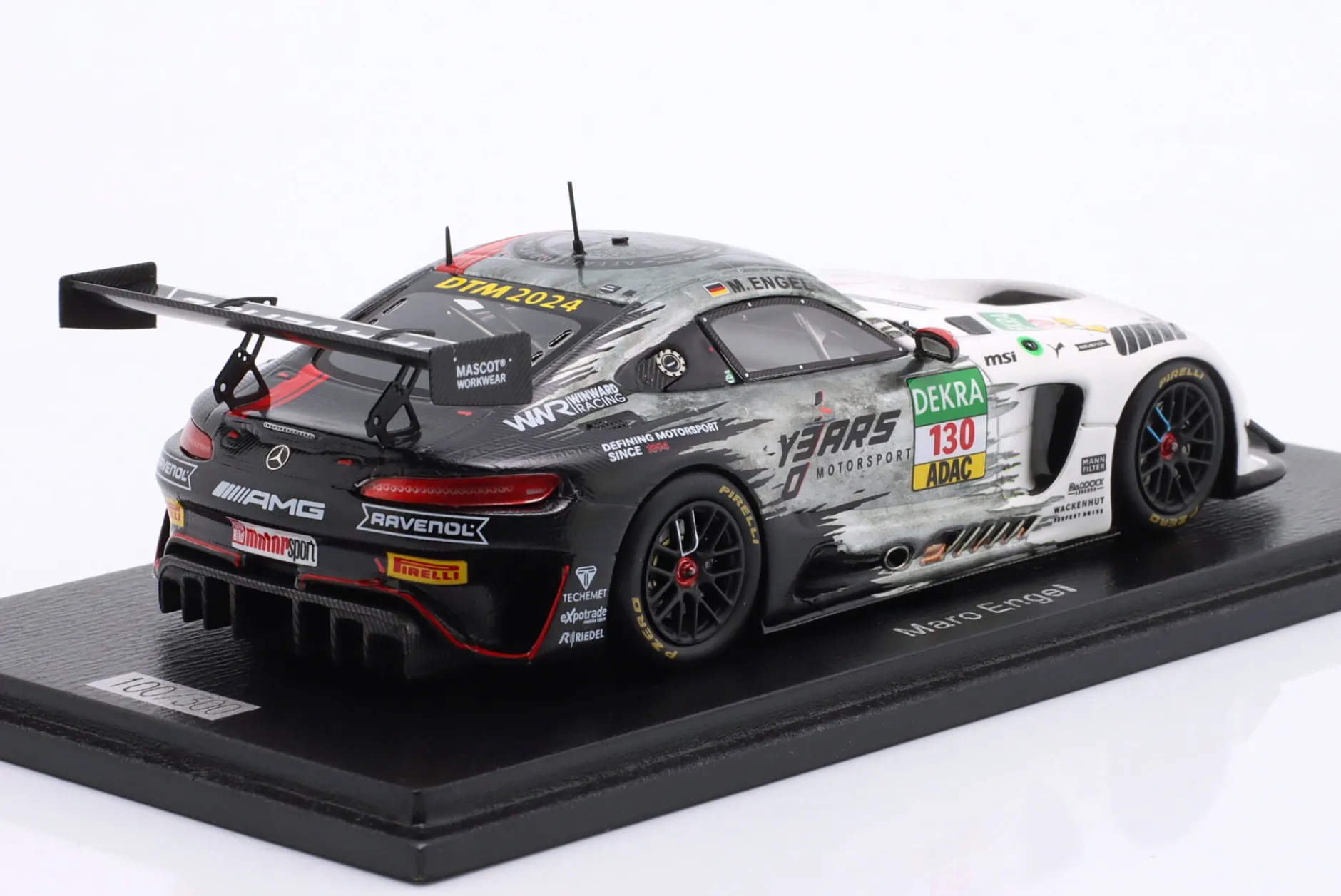 Mercedes-Benz AMG GT3 #130 DTM 2024 Maro Engel 1:43 Spark