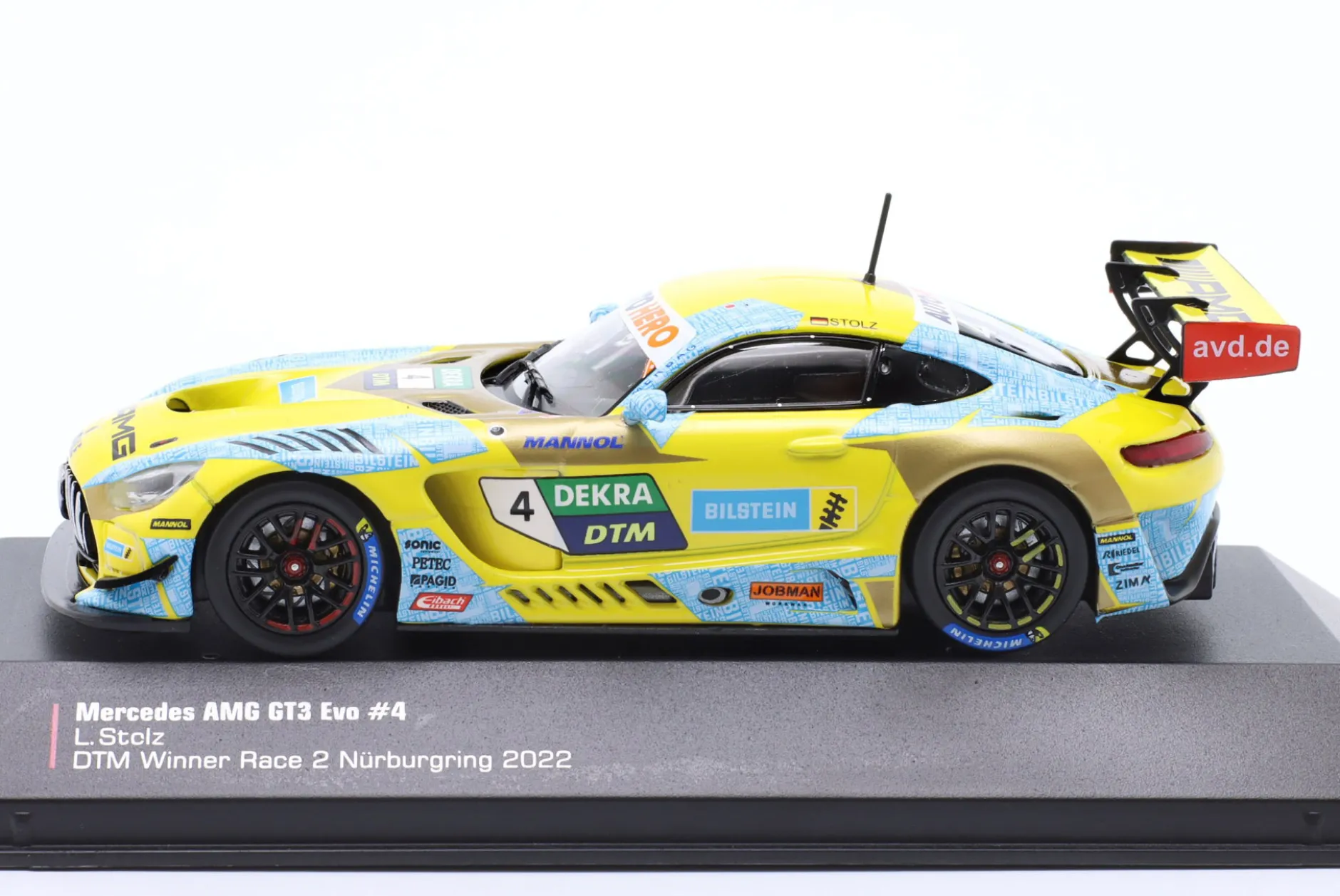 Mercedes-Benz AMG GT3 Evo #4 Sieger Nürburgring DTM 2022 Luca Stolz 1:43 Ixo
