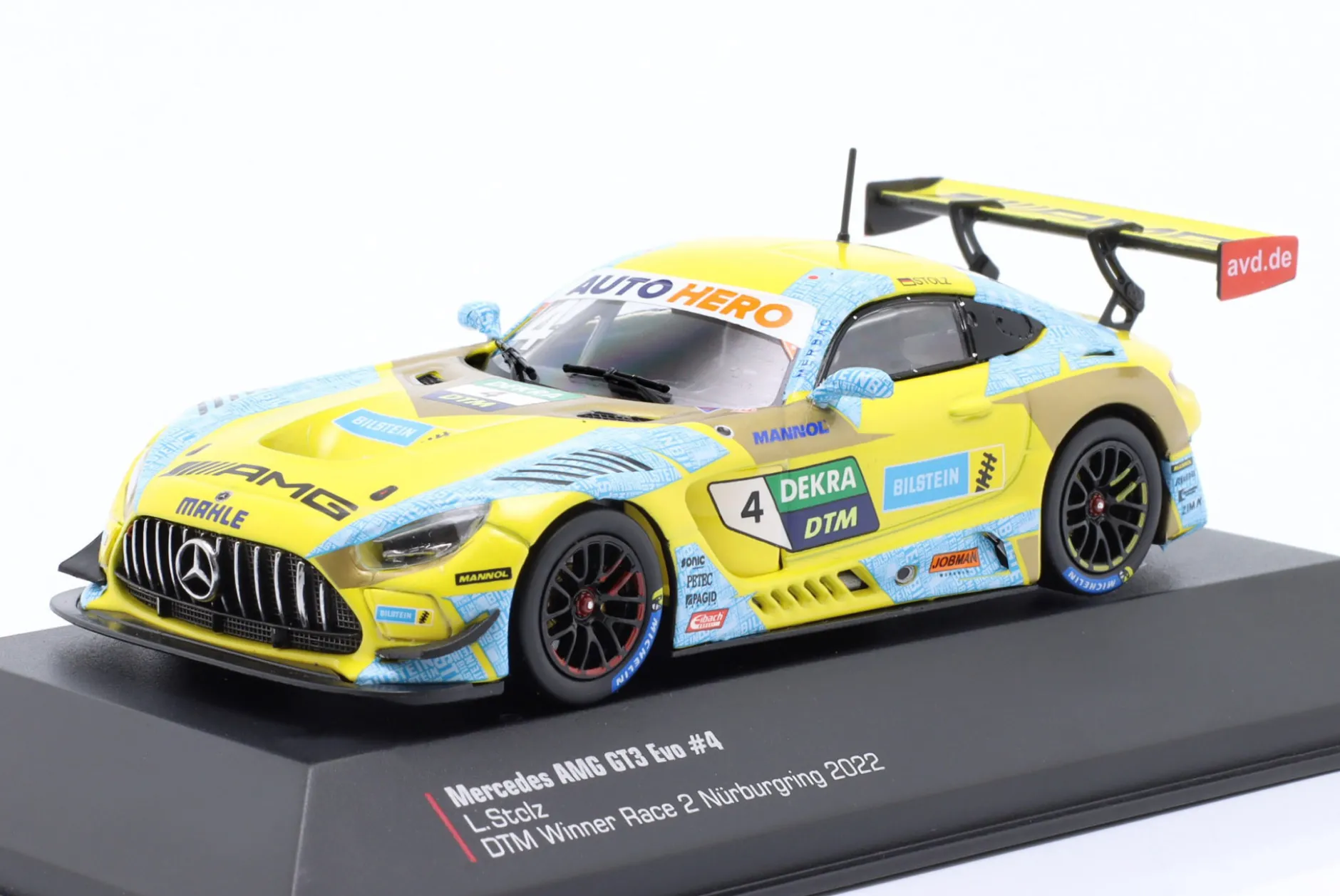 Mercedes-Benz AMG GT3 Evo #4 Sieger Nürburgring DTM 2022 Luca Stolz 1:43 Ixo
