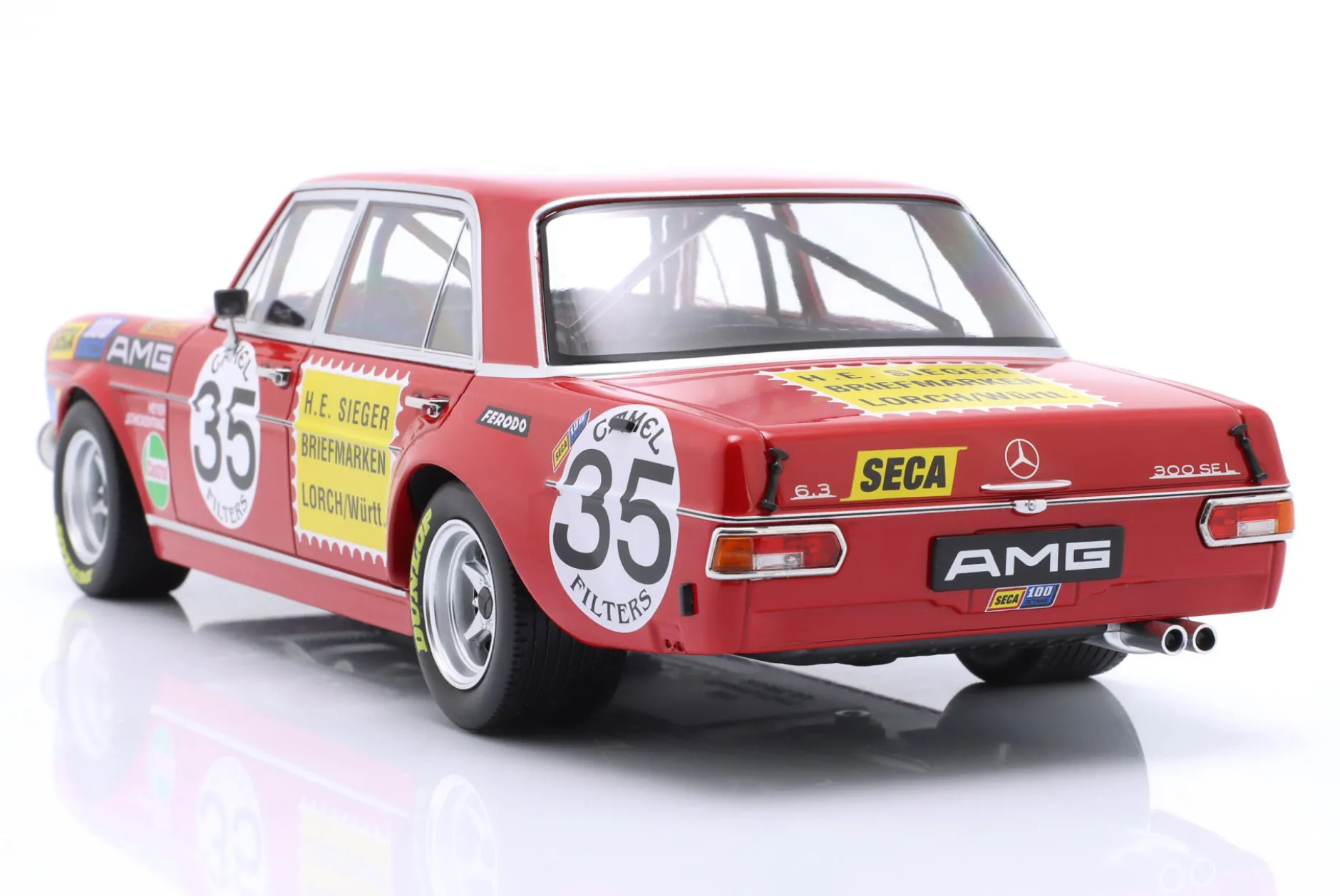 Mercedes-Benz AMG 300 SEL 6.8 #35 2nd 24h Spa 1971 Heyer, Schickentanz 1:18 WERK83