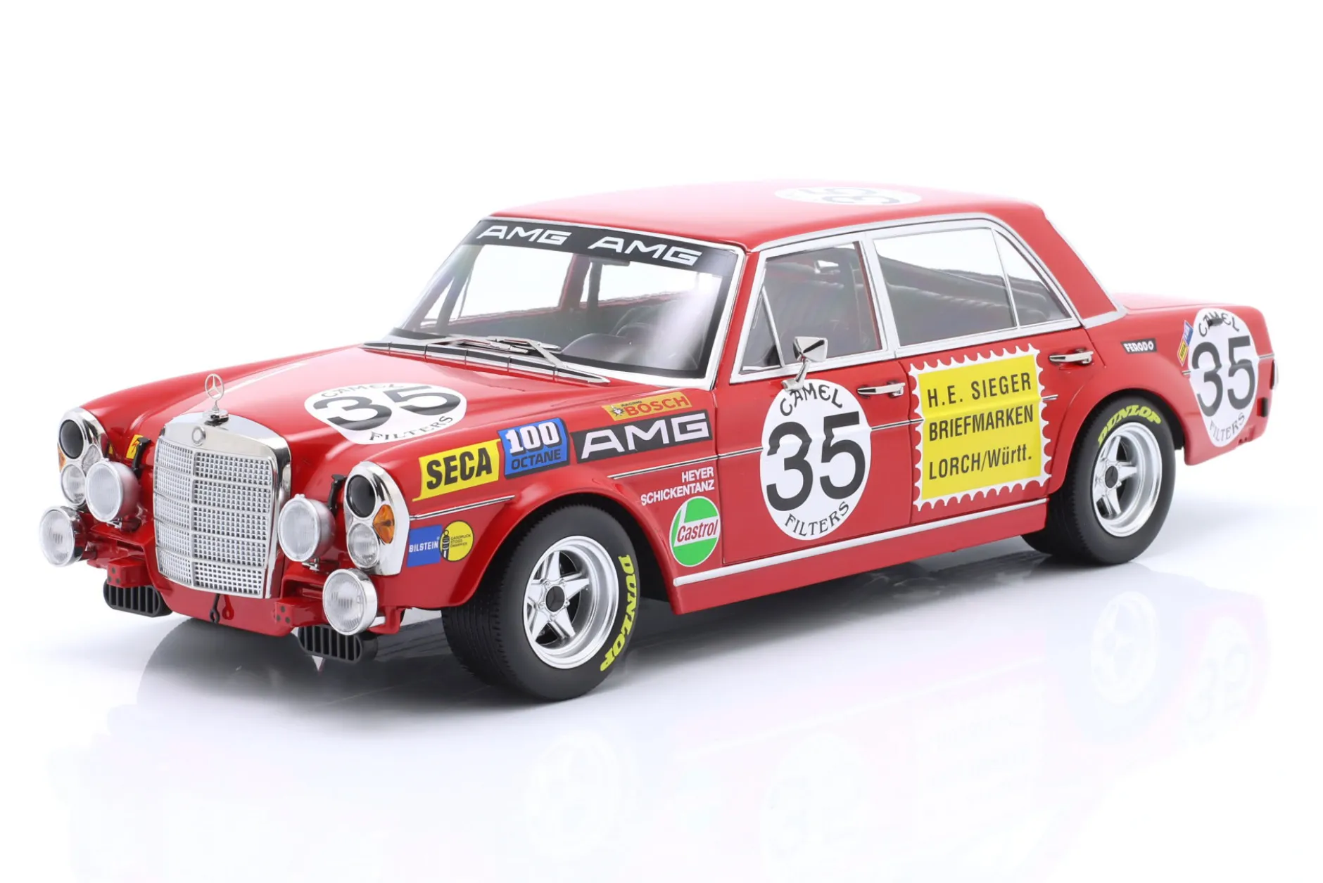 Mercedes-Benz AMG 300 SEL 6.8 #35 2nd 24h Spa 1971 Heyer, Schickentanz 1:18 WERK83