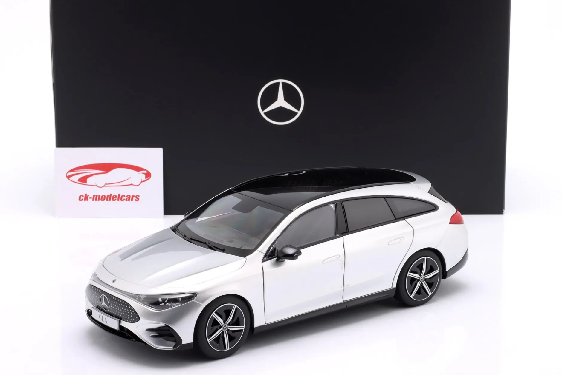 Mercedes-Benz CLA Shooting Brake (X174) Baujahr 2025 hightechsilber 1:18 NZG