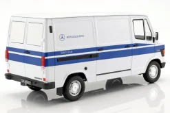 Mercedes-Benz 208 D Kastenwagen Mercedes Service 1988 weiß / blau 1:18 KK-Scale