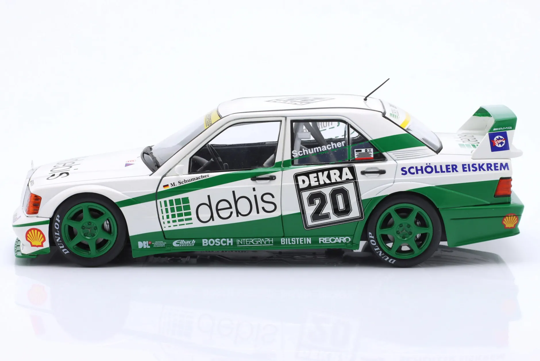 Mercedes-Benz 190E 2.5-16 Evo II #20 DTM 1991 Michael Schumacher 1:18 WERK83
