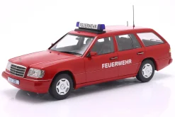 Mercedes-Benz E-Klasse T-Modell (S124) Feuerwehr 1995 rot 1:18 Triple9