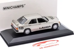 Mercedes-Benz 190E 2.3 #18 2nd Eröffnungsrennen Nürburgring N. Lauda 1:43 Minichamps