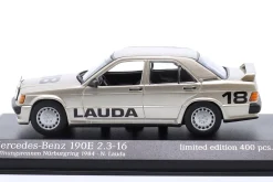 Mercedes-Benz 190E 2.3 #18 2nd Eröffnungsrennen Nürburgring N. Lauda 1:43 Minichamps